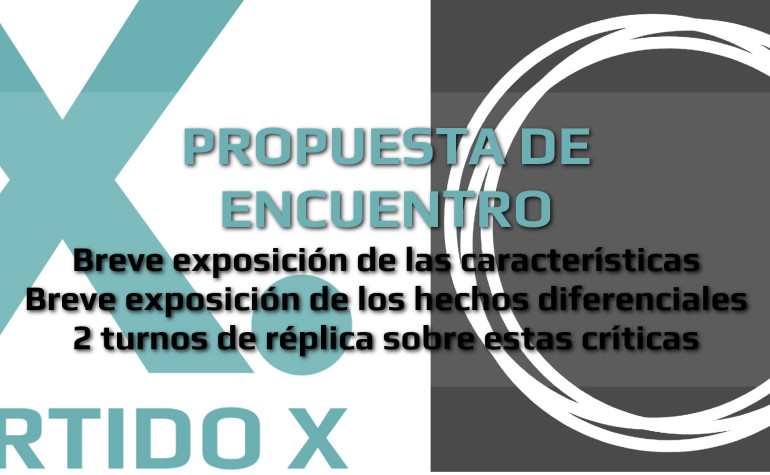 Propuesta de encuentro abierto entre la Red Ciudadana Partido X y Podemos