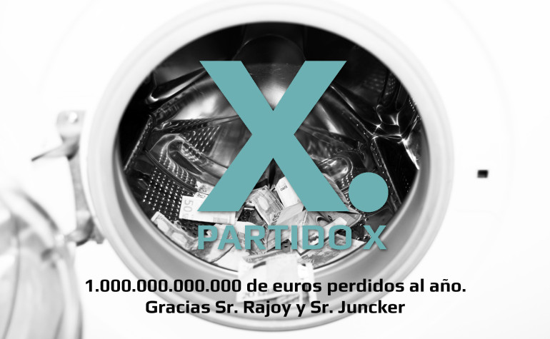 La Comisión Anticorrupción del Partido X denuncia las gravísimas violaciones de derechos que conlleva el Real Decreto sobre blanqueo, recientemente aprobado por el gobierno, con nocturnidad y alevosía