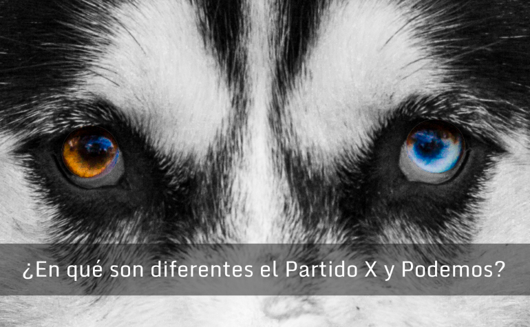 ¿En qué son diferentes el Partido X y Podemos?
