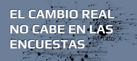 ¡Aquí estamos! El cambio real no cabe en las encuestas