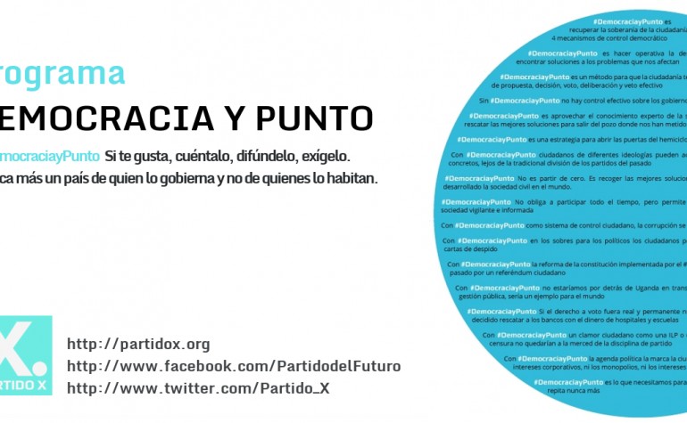 Democracia y punto [version reducida]