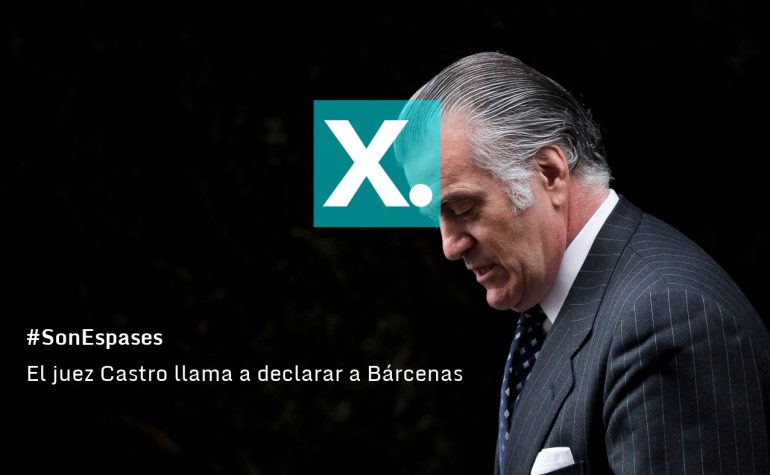 Gracias a las investigaciones ciudadanas del Partido X en #SonEspases, el juez Castro llama a declarar a Bárcenas