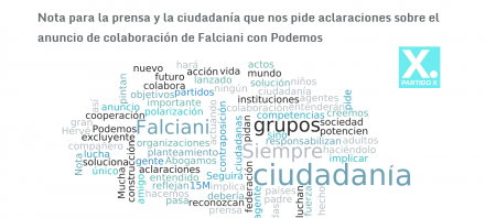 Nota para la prensa y la ciudadanía que nos pide aclaraciones sobre el anuncio de colaboración de Falciani con Podemos